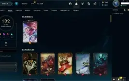 Conta Lol +100 skins Lv alto mmr alto