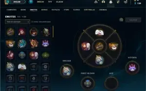 Conta Prata 4 com 42 Champs e 4 Skins + 1 Fragmento