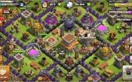 clash of clans cv8 quase full
