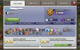 clash of clans cv8 quase full