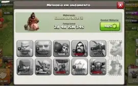 clash of clans cv8 quase full