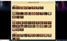 Conta aqw com muitos rares e hardfarms