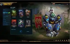 CONTA SMITE lvl 155 com SKINS RARAS, Limitadas e EXCLUSIVAS