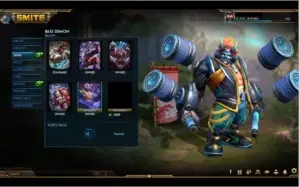 CONTA SMITE lvl 155 com SKINS RARAS, Limitadas e EXCLUSIVAS