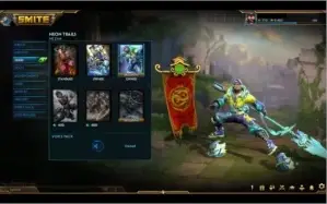 CONTA SMITE lvl 155 com SKINS RARAS, Limitadas e EXCLUSIVAS