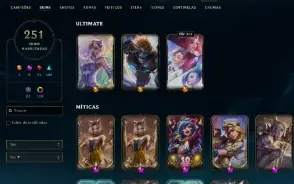 Conta lvl 517, all champs, 251 Skin: Ultimatex3/Mitico9/Lend
