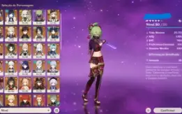 AR60 27 personagens 5* e 14 armas 5*