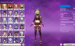 AR60 27 personagens 5* e 14 armas 5*