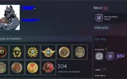 Conta de CSGO 14 anos steam 10 medalhas main