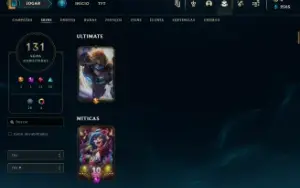 Conta De League Of Legends Lvl 174 Criada Em 2012