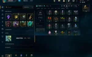 Conta lol - E1 Solo - D3 Flex - 63 Skins