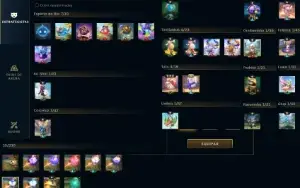 Conta lol - E1 Solo - D3 Flex - 63 Skins