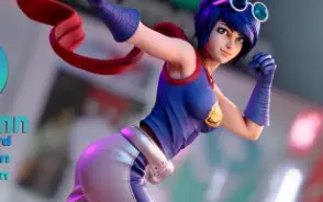 May Lee - The King of Fighters  3d stl