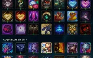 Vendo conta LOL GOLD 4 + WILD RIFT PLATINA 1 BASTANTE SKINS