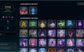 Conta LOL - Platina 1 na season passada