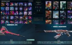 Conta de League of legends + valorant juntas