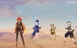 Neuvillette C4 r1,furina,kazuha,Nahida,Mavuika