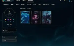 conta lol level 30 unranked