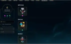 Conta league of legends s2 kayle juiza, rammus rei