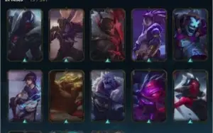 Conta LoL level 275 MMR alto