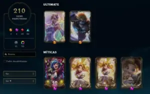 Conta Platina 2, Lvl 669, 210 skins, Todos Champs, 54k EA