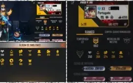 CONTA FREE FIRE LVL 70 COM CALÇA ANGELICAL E PASSES ANTIGOS!