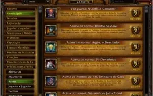 Conta wow Aparencias Torre dos Magos