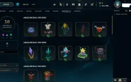 V>Conta League of Legends Level 548!!!