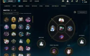 Conta bronze 1 com 80 Champs e 47 Skins + 2 Fragmentos