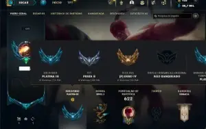 Platina 2 com TODOS os champs e 434 Skins ( ADC / MID / JG )