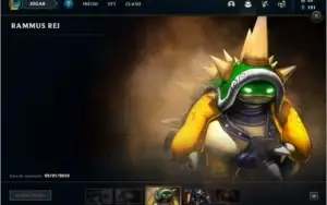 Conta DIAMANTE 2 com Kayle Juiza, Rammus Rei e Corki Ovni.