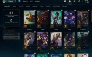 Conta DIAMANTE 2 com Kayle Juiza, Rammus Rei e Corki Ovni.