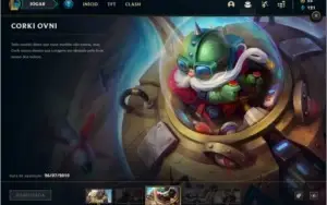 Conta DIAMANTE 2 com Kayle Juiza, Rammus Rei e Corki Ovni.