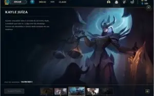 Conta DIAMANTE 2 com Kayle Juiza, Rammus Rei e Corki Ovni.