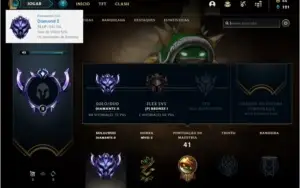Conta DIAMANTE 2 com Kayle Juiza, Rammus Rei e Corki Ovni.