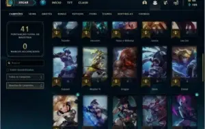 Conta DIAMANTE 2 com Kayle Juiza, Rammus Rei e Corki Ovni.
