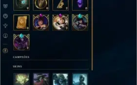 VENDO CONTA LEAGUE OF LEGENDS LEVEL 43 OURO IV !!!