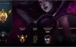 VENDO CONTA LEAGUE OF LEGENDS LEVEL 43 OURO IV !!!