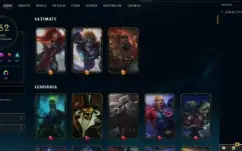 Vendo conta Diamante 4 TODOS os campeoes e 162 skins