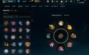 Conta de lol com 392 skins