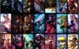 CONTA LEAGUE OF LEGENDS > GOLD 1 75 PDL (47 SKINS)