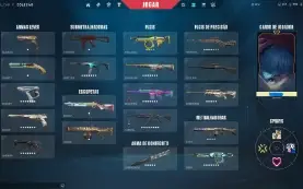 Conta Valorant 118 Skins
