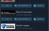 V> conta steam cm alguns jogos