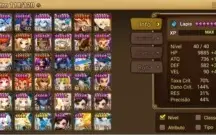 Conta early game LD Juliene + 18 lvl 40 e 8 NAT 5