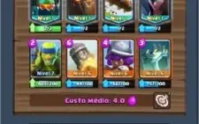 Clash Royale Lv8/Ar7 - 4 Lendárias / Ouro 140K - Apenas iOS