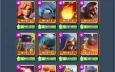 Clash Royale Lv8/Ar7 - 4 Lendárias / Ouro 140K - Apenas iOS