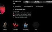 Conta do Instagram com famosos seguindo