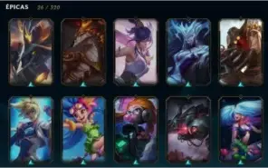 Conta League of Legends S9 Diamante II , S8 Platina 1