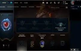 Conta League of Legends S9 Diamante II , S8 Platina 1