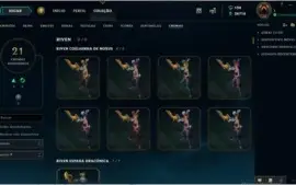 Conta completa, todos os chars e mais de 250 skins.
